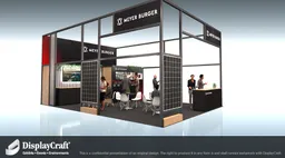 20x30 Île booth design by DisplayCraft
